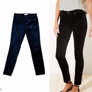 NWOT Black Velvet skinny pants from LOFT